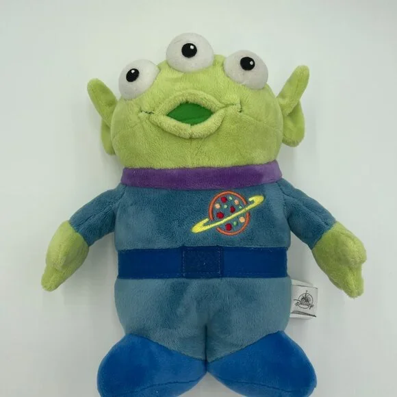 Toy Story Alien Plush • Disney Pixar • Three‑Eyed Alien • 8” Stuffed Toy - Picture 1 of 5